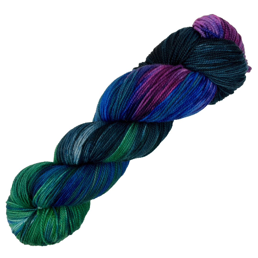 Only One Day?! - Hand dyed yarn - Mohair - Fingering - Sock - DK - Sport - Worsted - Bulky - Variegated Yarn