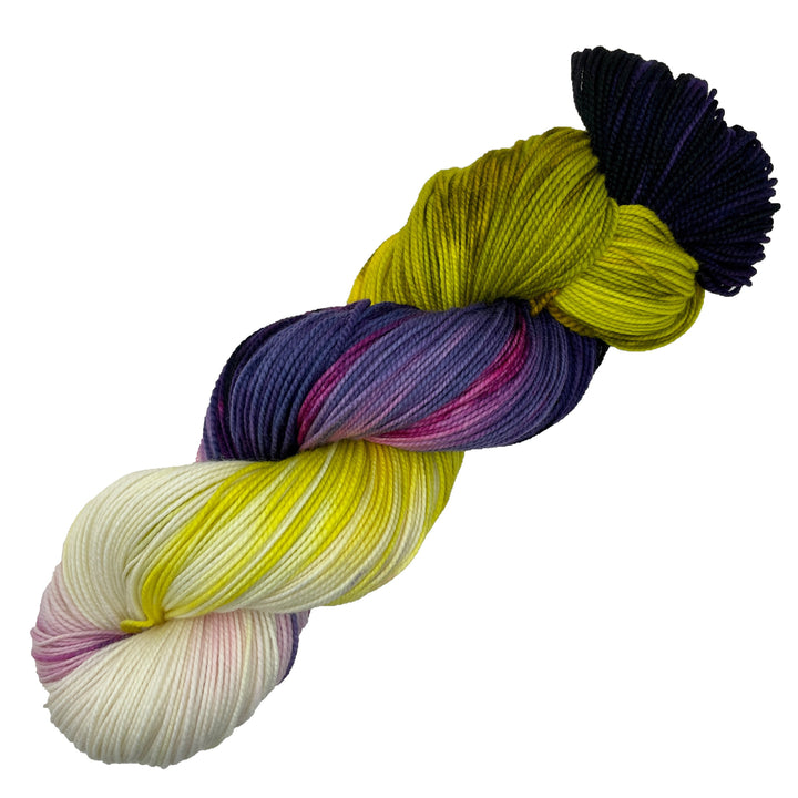 Best Friend Day - Hand dyed yarn - Mohair - Fingering - Sock - DK - Sport - Worsted - Bulky - Variegated Yarn