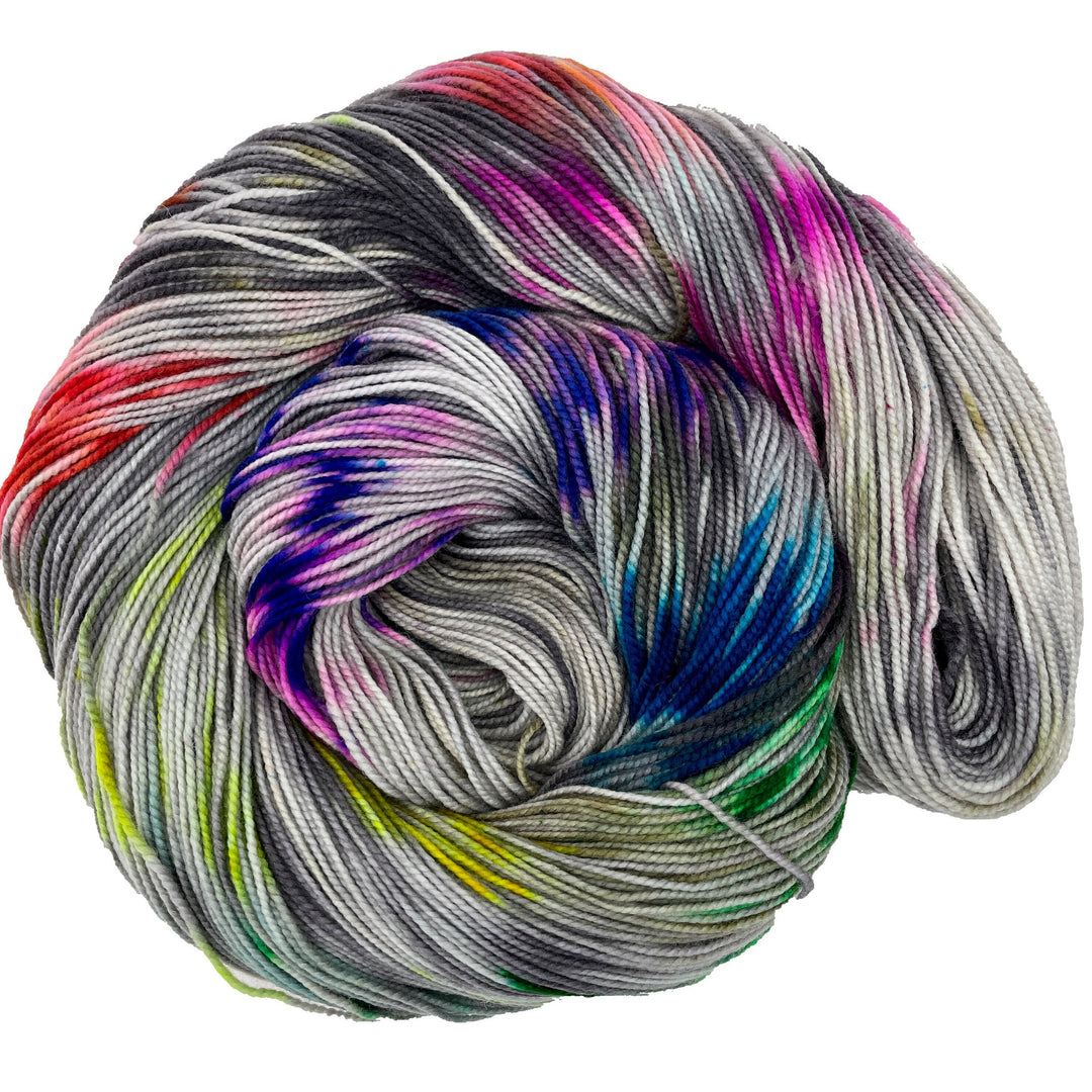 Unicorn Eggs - Hand dyed yarn - Mohair - Fingering - Sock - DK - Sport - Worsted - Bulky - Variegated Fantasy Yarn