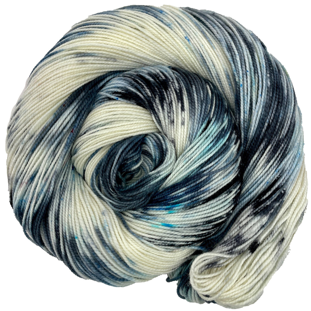 Winterfang- Hand dyed yarn - Mohair - Fingering - Sock - DK - Sport - Worsted - Bulky - Variegated Fantasy Yarn