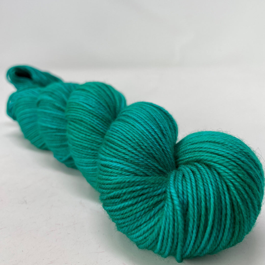 Amazonite - Hand dyed yarn - Mohair - Fingering - Sock - DK - Sport -Boucle - Worsted - Bulky - Happy Birthday