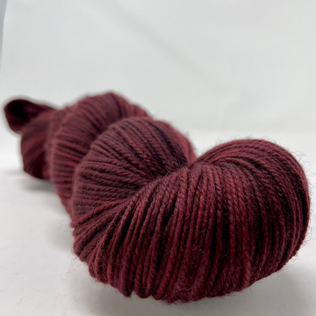 Bing Cherry- Hand dyed yarn - Mohair - Fingering - Sock - DK - Sport -Boucle - Worsted - Bulky -