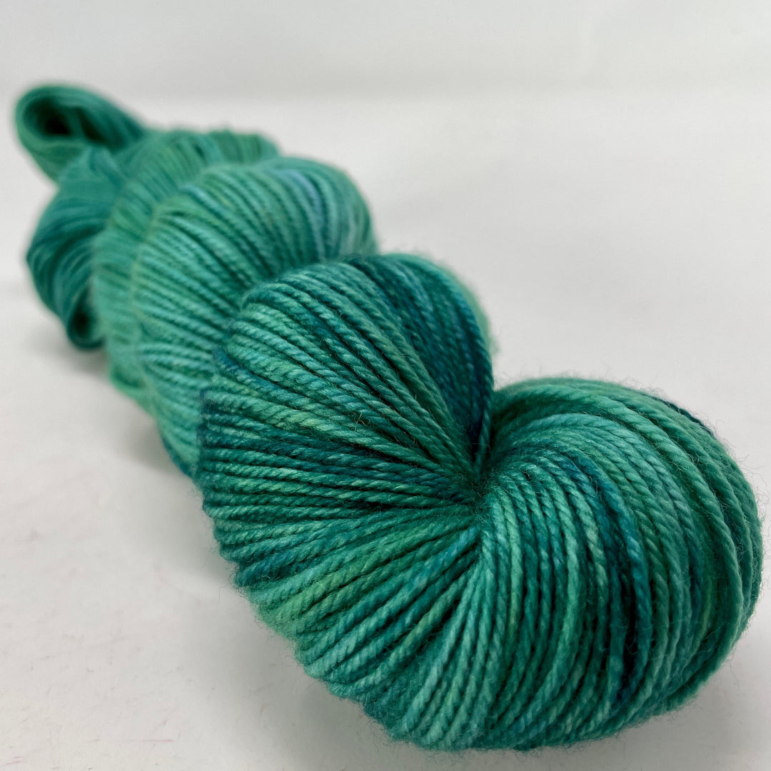 Juniper - Hand dyed yarn - Mohair - Fingering - Sock - DK - Sport -Boucle - Worsted - Bulky - Moody