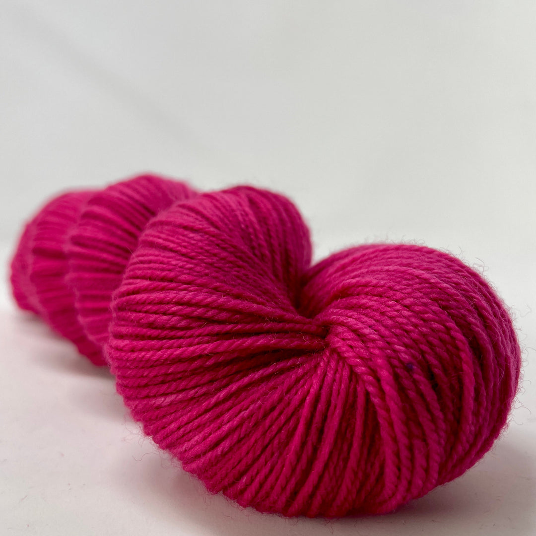 Raspberry Milkshake - Hand dyed yarn - Mohair - Fingering - Sock - DK - Sport -Boucle - Worsted - Bulky - Happy Birthday