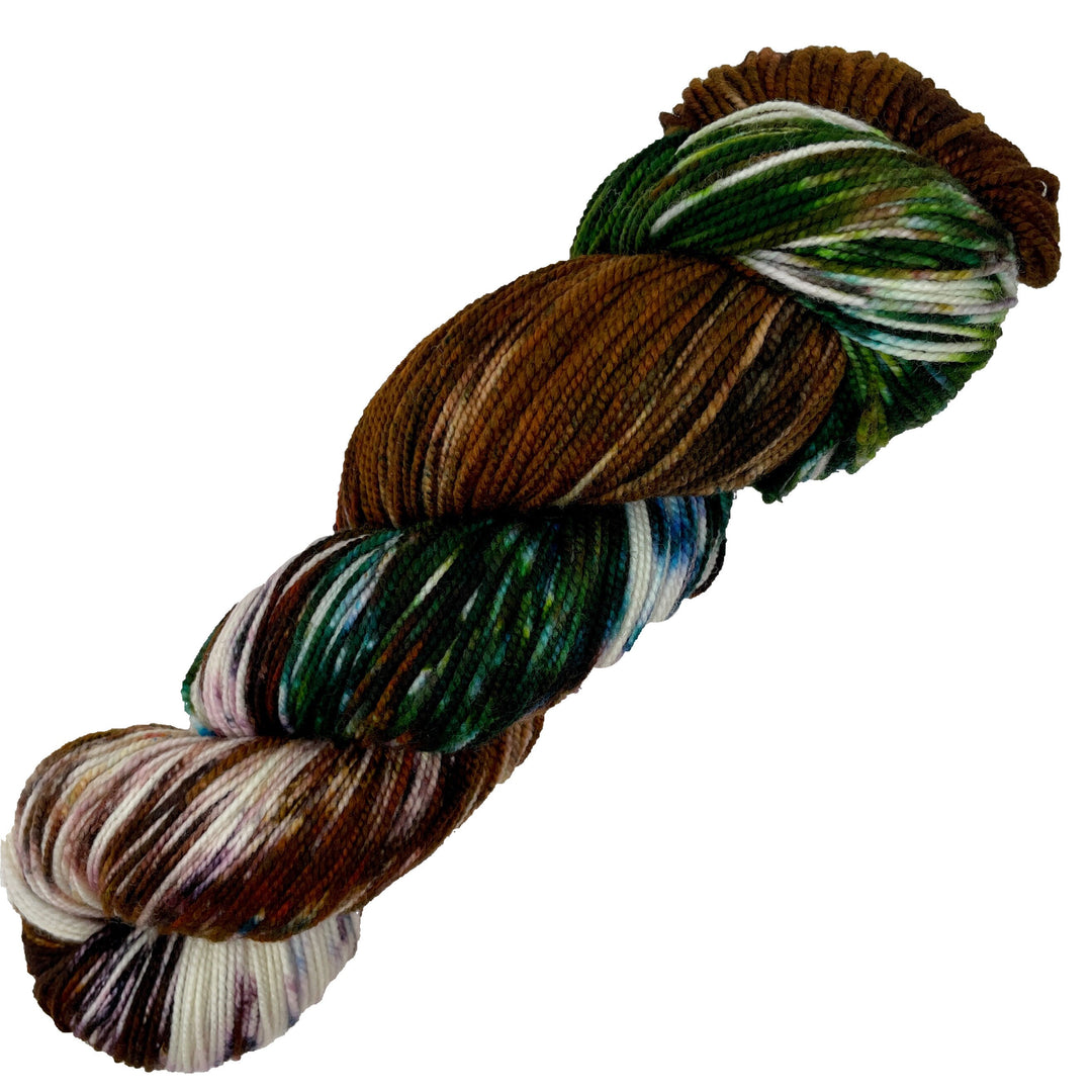 Redwood National Park - Hand dyed yarn - Mohair - Fingering - Sock - DK - Sport - Worsted - Bulky - Variegated National Parks
