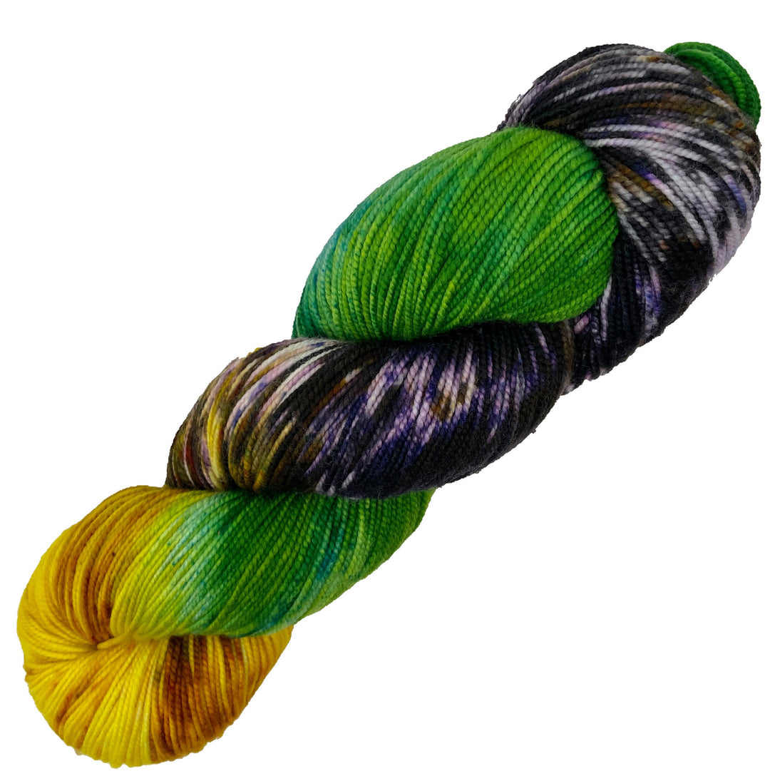 Congaree National Park - Hand dyed yarn - Mohair - Fingering - Sock - DK - Sport - Worsted - Bulky - Variegated