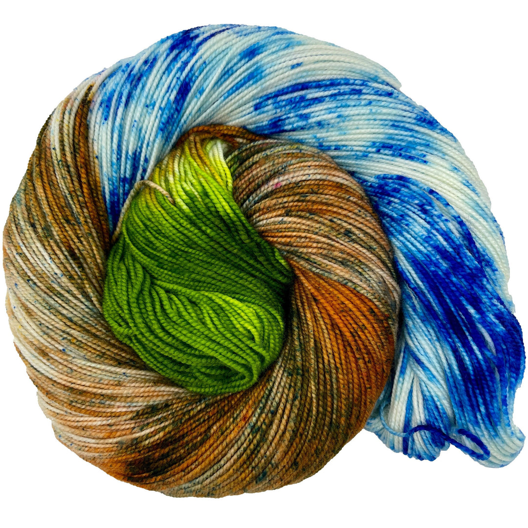 Gateway Arch National Park - Hand dyed yarn - Mohair - Fingering - Sock - DK - Sport - Worsted - Bulky - Variegated