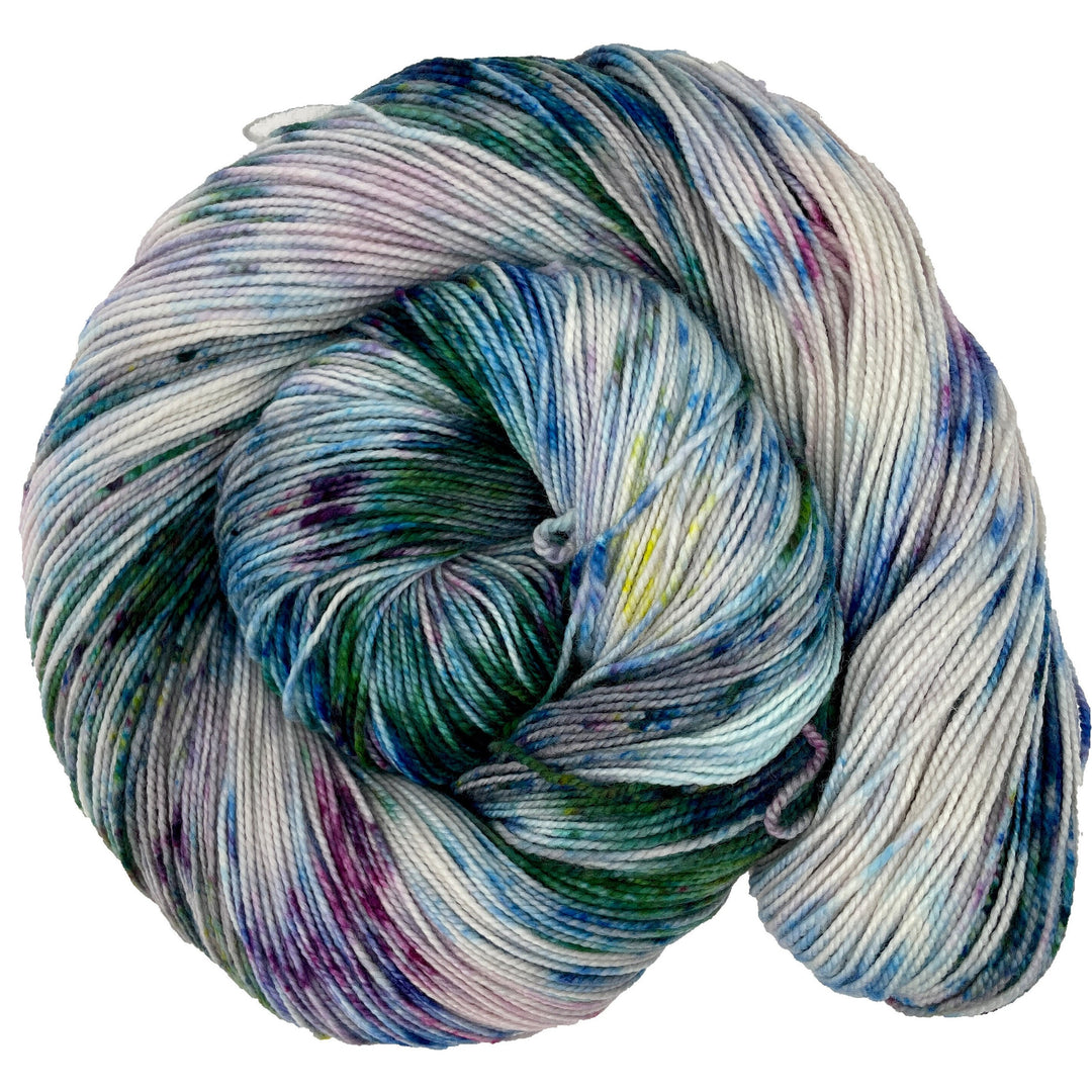 Solstice - Hand dyed yarn - Mohair - Fingering - Sock - DK - Sport - Worsted - Bulky - Variegated Holiday ChristmasYarn