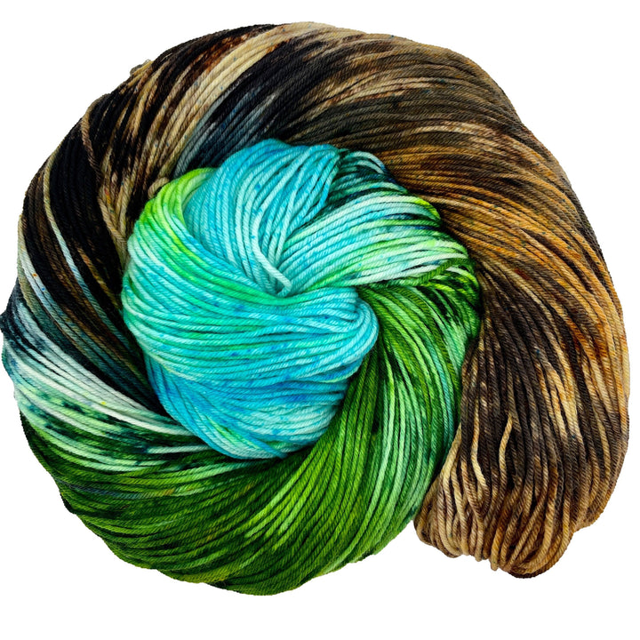 Katahdin Woods and Waters National Monument - Hand dyed yarn - Mohair - Fingering - Sock - DK - Sport - Worsted - Bulky - Variegated