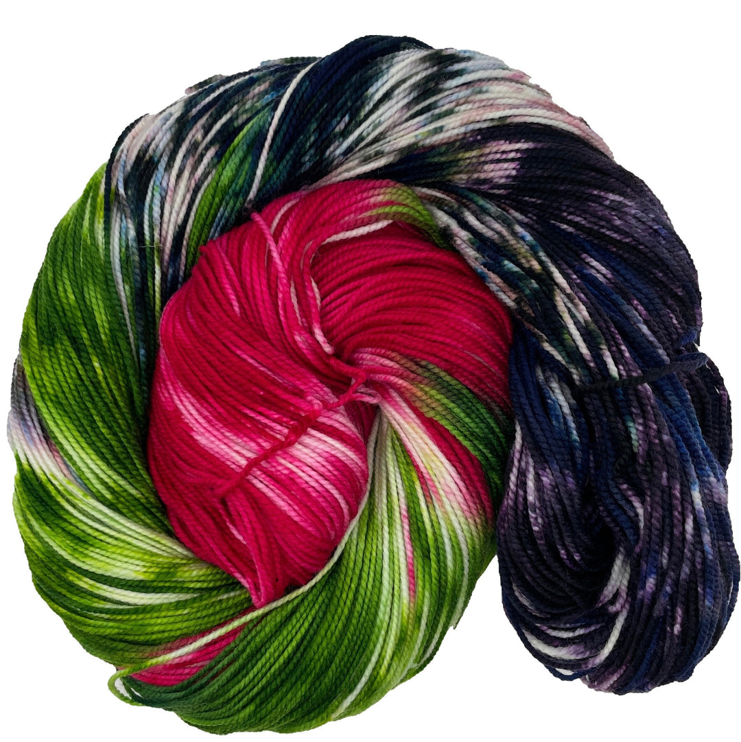 Big Bend National Park - Hand dyed yarn - Mohair - Fingering - Sock - DK - Sport - Worsted - Bulky - Variegated yarn