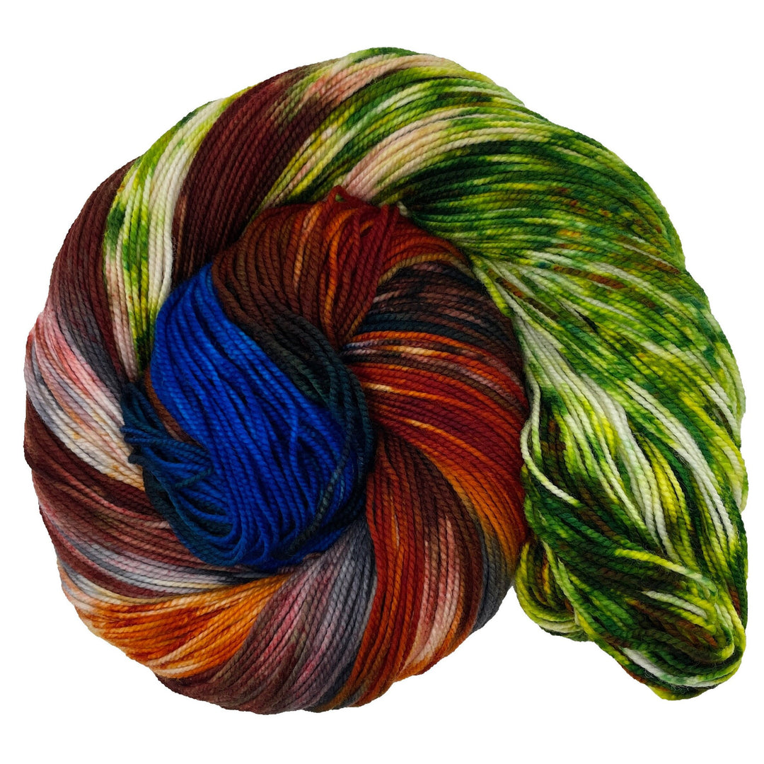 Capitol Reef National Park - Hand dyed yarn - Mohair - Fingering - Sock - DK - Sport - Worsted - Bulky - Variegated