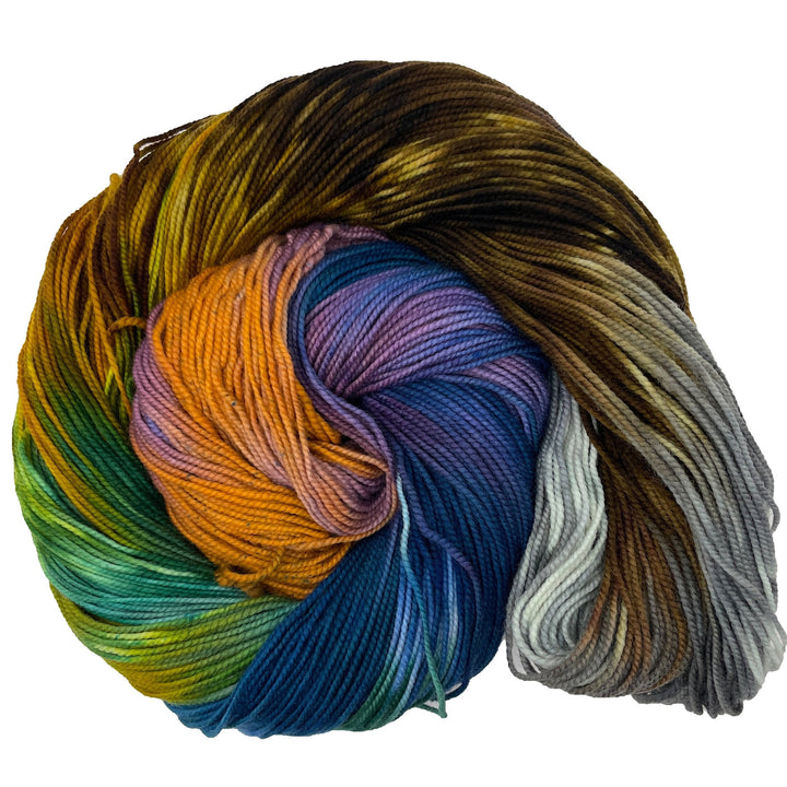 Joshua Tree National Park - Hand dyed yarn - Mohair - Fingering - Sock - DK - Sport - Worsted - Bulky - Variegated