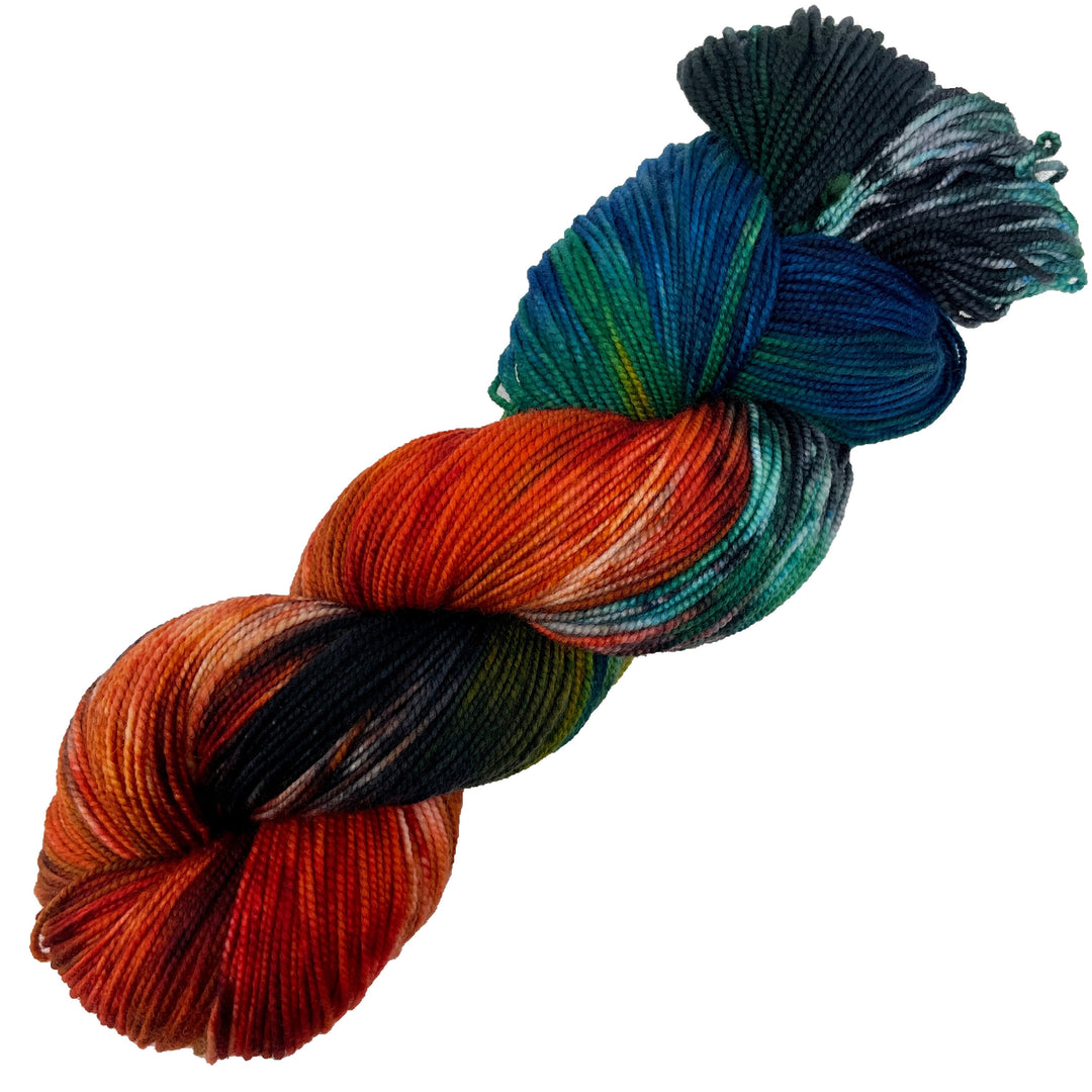 Biscayne National Park - Hand dyed yarn - Mohair - Fingering - Sock - DK - Sport - Worsted - Bulky - Variegated