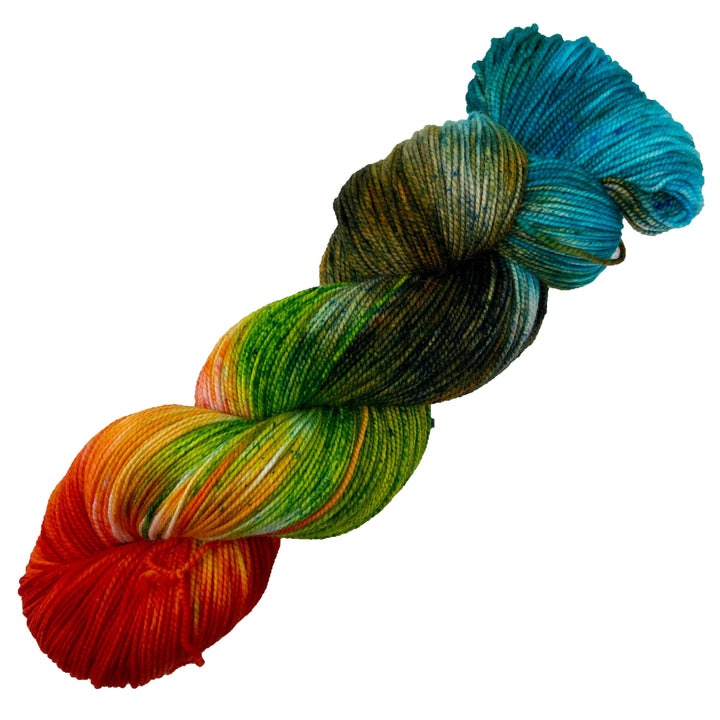 Saguaro National Park - Hand dyed yarn - Mohair - Fingering - Sock - DK - Sport - Worsted - Bulky - Variegated