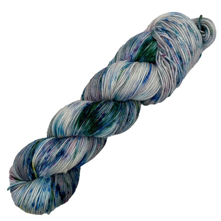 Solstice - Hand dyed yarn - Mohair - Fingering - Sock - DK - Sport - Worsted - Bulky - Variegated Holiday ChristmasYarn
