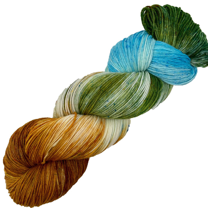 Hovenweep National Monument - Hand dyed yarn - Mohair - Fingering - Sock - DK - Sport - Worsted - Bulky - Variegated