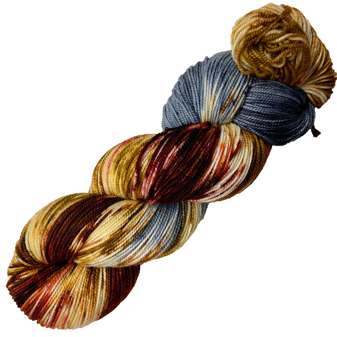 John Day Fossil Beds National Monument - Hand dyed yarn - Mohair - Fingering - Sock - DK - Sport - Worsted - Bulky - Variegated