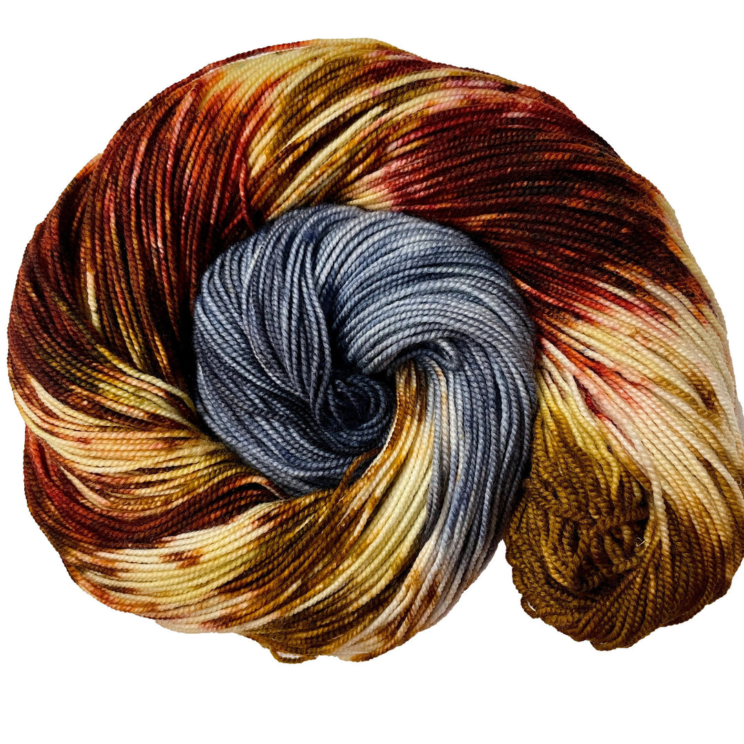 John Day Fossil Beds National Monument - Hand dyed yarn - Mohair - Fingering - Sock - DK - Sport - Worsted - Bulky - Variegated