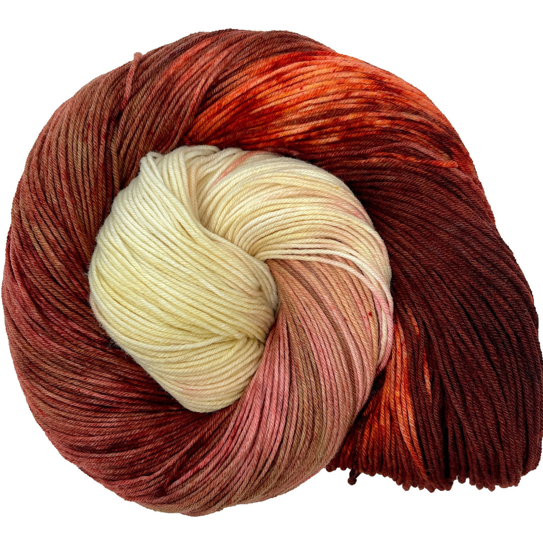 Petroglyph National Monument - Hand dyed yarn - Mohair - Fingering - Sock - DK - Sport - Worsted - Bulky - Variegated