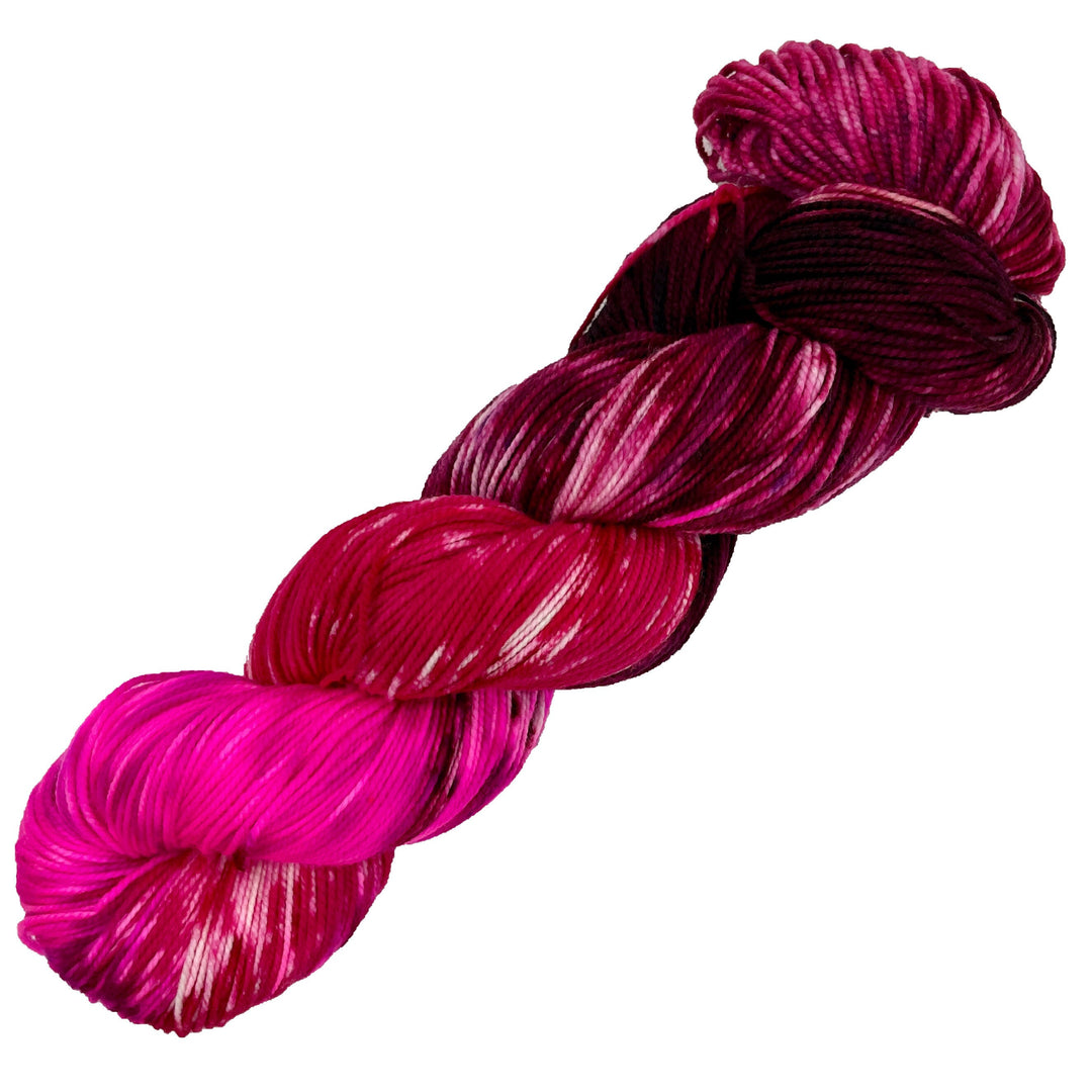 Be Mine - Hand dyed yarn - Mohair - Fingering - Sock - DK - Sport - Worsted - Bulky - Variegated Valentine yarn