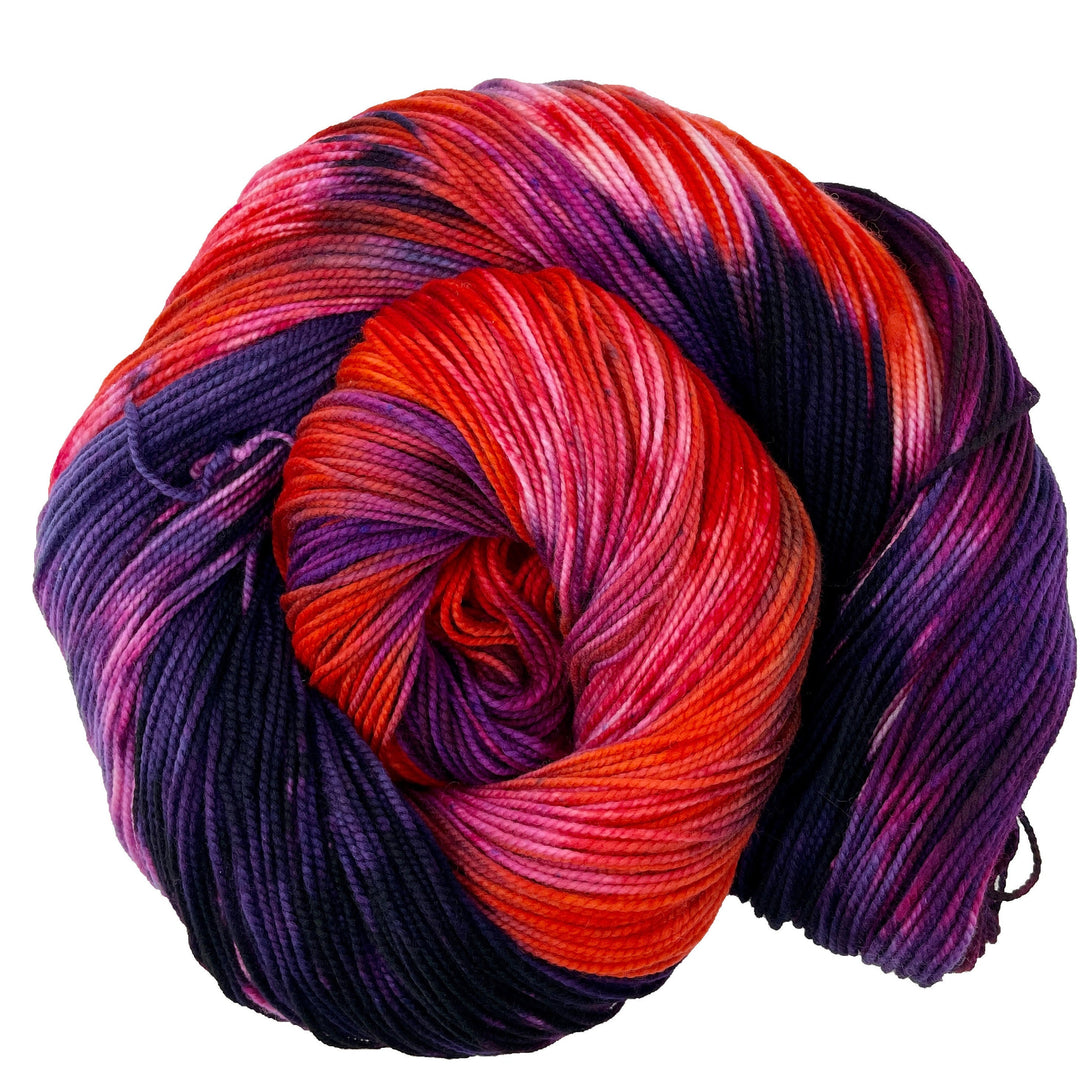Galentine's Day- Hand dyed yarn - Mohair - Fingering - Sock - DK - Sport - Worsted - Bulky - Variegated Valentine yarn