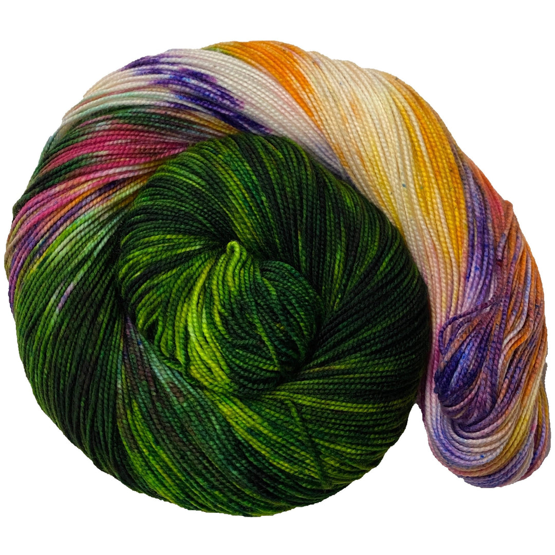Ostara - Hand dyed yarn - Mohair - Fingering - Sock - DK - Sport - Worsted - Bulky - Variegated yarn
