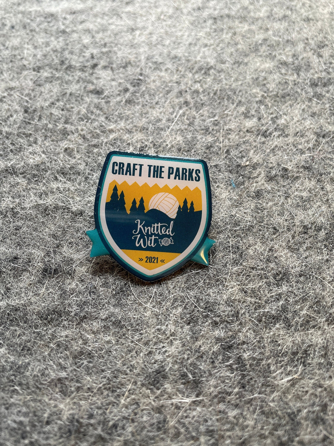 2021 Knitted Wit Craft the Parks Enamel Pin