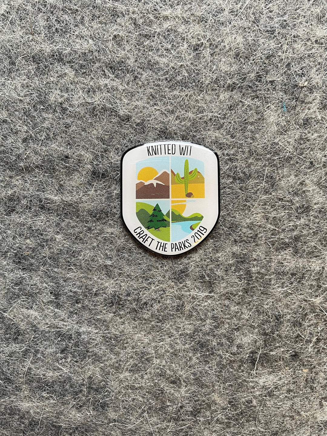 2019 Knitted Wit Craft the Parks Enamel Pin