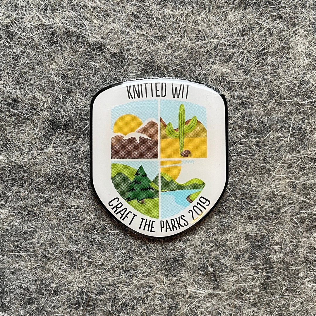 2019 Knitted Wit Craft the Parks Enamel Pin
