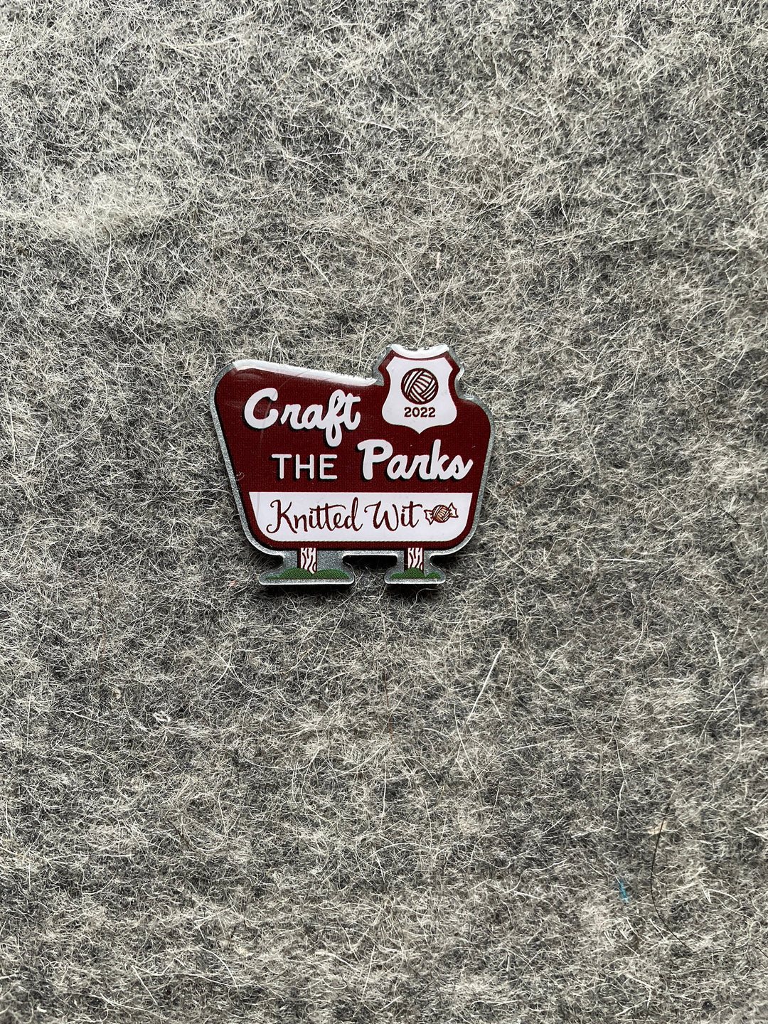 2022 Knitted Wit Craft the Parks Enamel Pin
