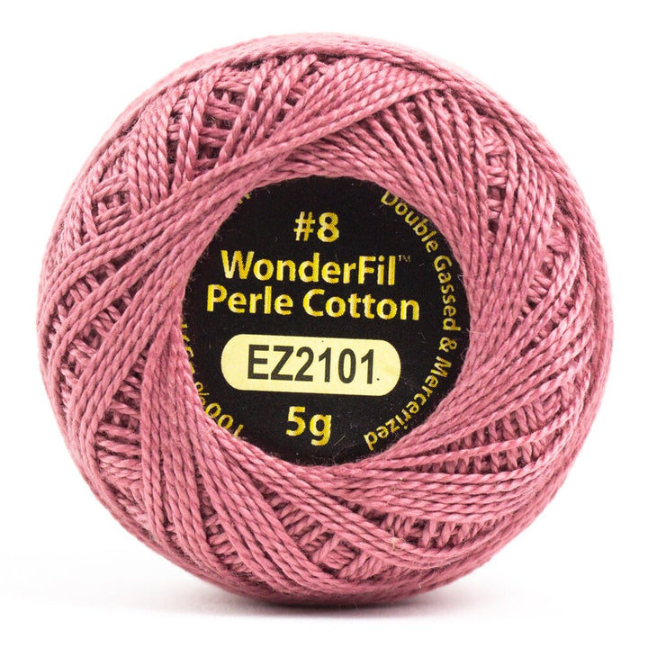 Wonderfil Eleganza Perle Cotton Thread #8 Alison Glass - EZ2101 Auburn / embroidery stitching thread