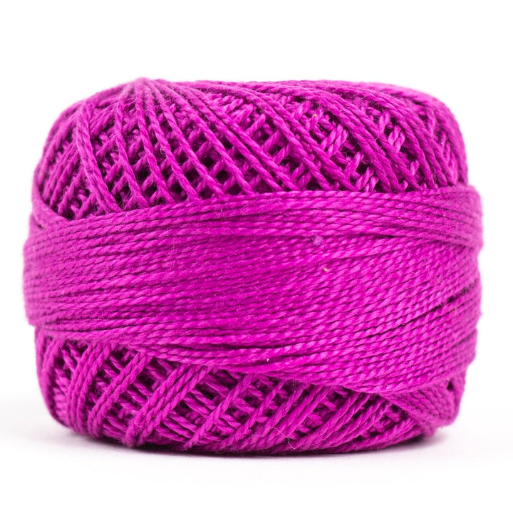 Wonderfil Eleganza Perle Cotton Thread #8 Alison Glass - EZ2103 Dahlia / embroidery stitching thread