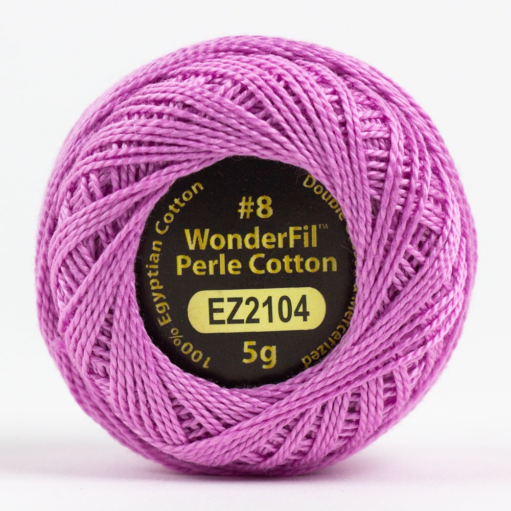 Wonderfil Eleganza Perle Cotton Thread #8 Alison Glass - EZ2104 Thistle / embroidery stitching thread
