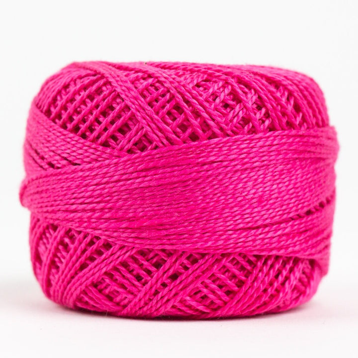 Wonderfil Eleganza Perle Cotton Thread #8 Alison Glass - EZ2105 Strawberry / embroidery stitching thread