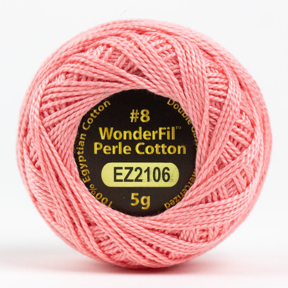 Wonderfil Eleganza Perle Cotton Thread #8 Alison Glass - EZ2106 Blush / embroidery stitching thread