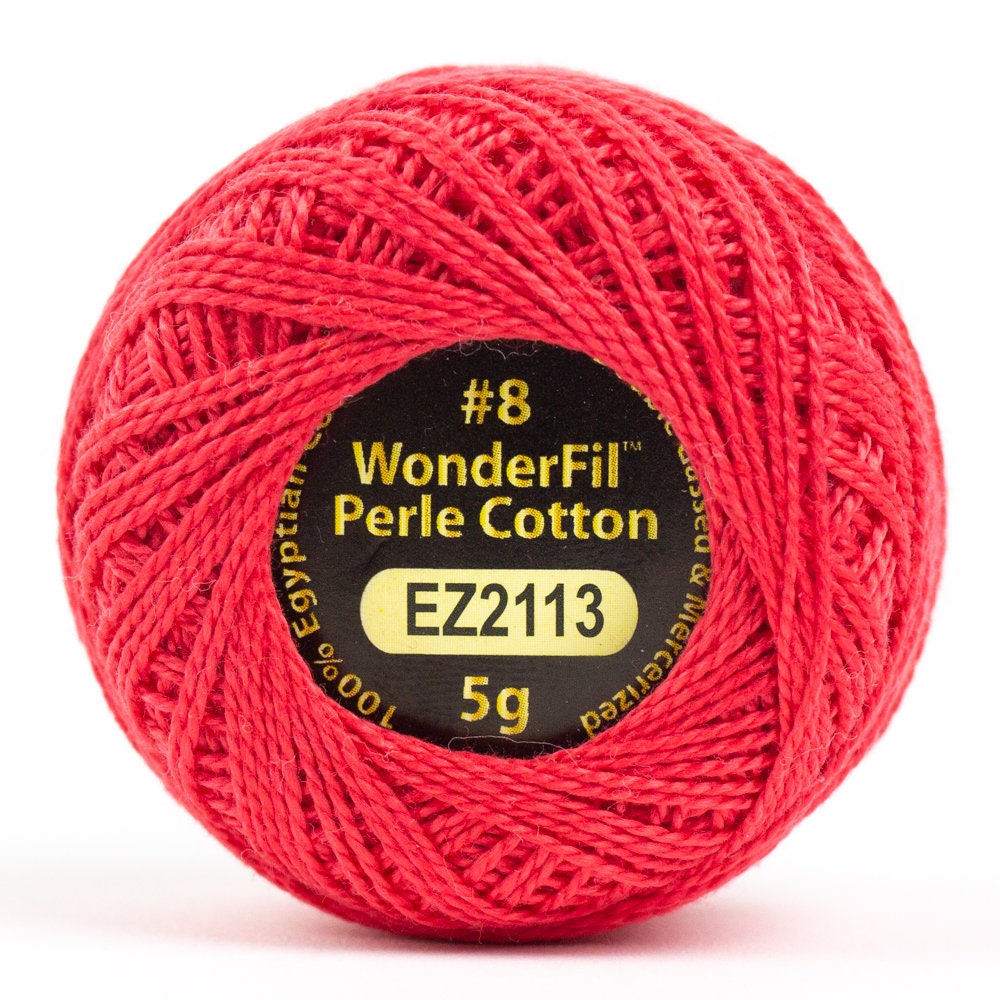 Wonderfil Eleganza Perle Cotton Thread #8 Alison Glass - EZ2113 Marmelade / embroidery stitching thread