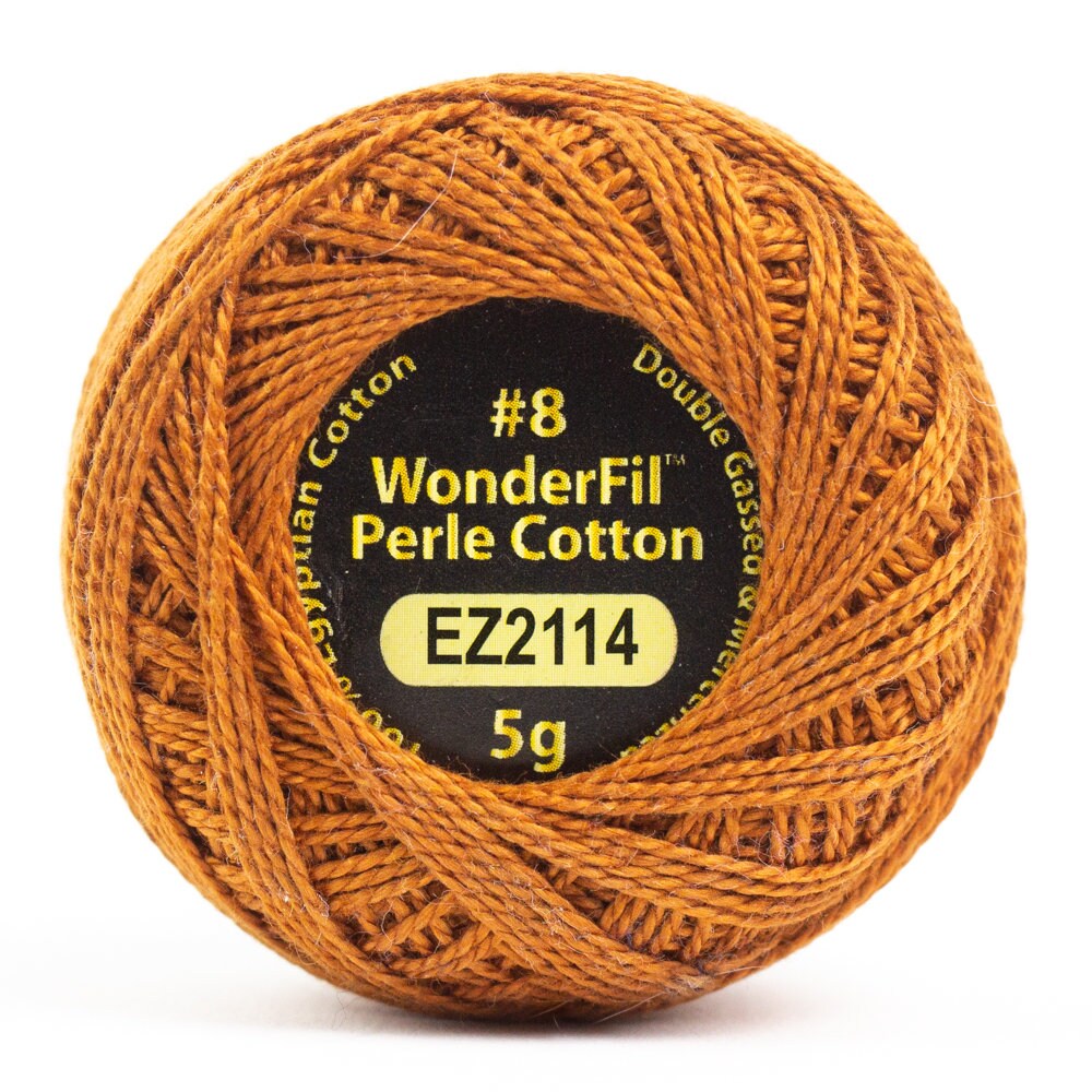 Wonderfil Eleganza Perle Cotton Thread #8 Alison Glass - EZ2114 Penny / embroidery stitching thread