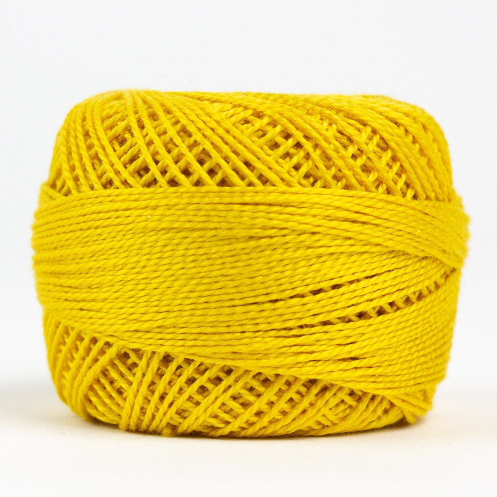 Wonderfil Eleganza Perle Cotton Thread #8 Alison Glass - EZ2117 Sunshine / embroidery stitching thread