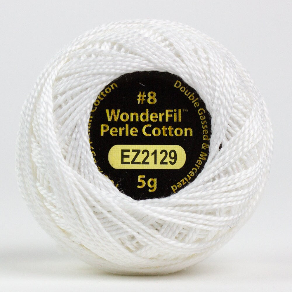Wonderfil Eleganza Perle Cotton Thread #8 Alison Glass - EZ2129 Daisy / embroidery stitching thread