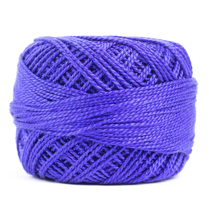 Wonderfil Eleganza Perle Cotton Thread #8 Alison Glass - EZ2132 Cobalt / embroidery stitching thread