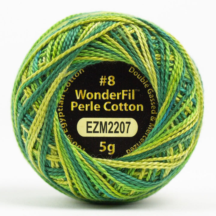 Wonderfil Eleganza Perle Cotton Thread #8 Alison Glass Variegated - EZM2207 Turtle / embroidery stitching thread