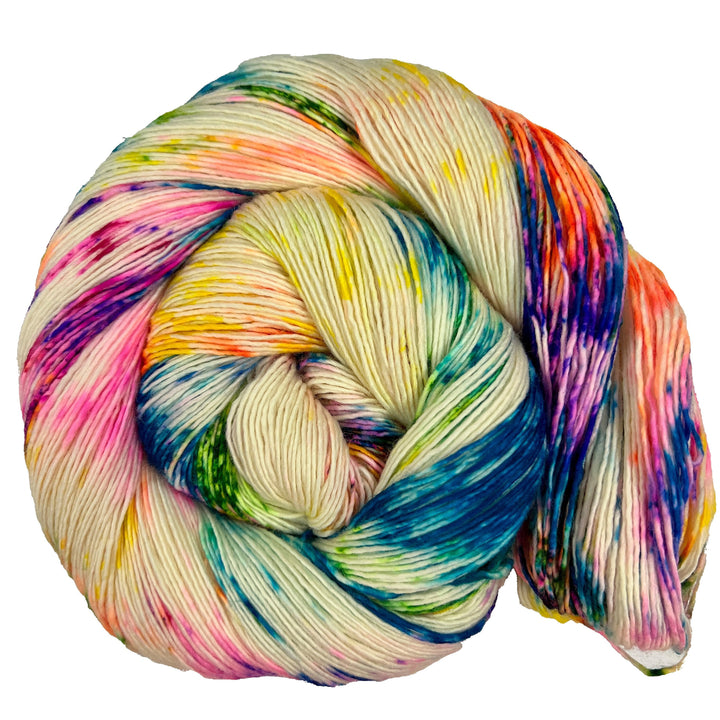 Grand Tableau - Hand dyed yarn - Mohair - Fingering - Sock - DK - Sport - Worsted - Bulky - Speckled Yarn
