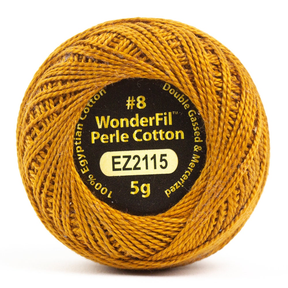 Wonderfil Eleganza Perle Cotton Thread #8 Alison Glass - EZ2115 Yarrow / embroidery stitching thread
