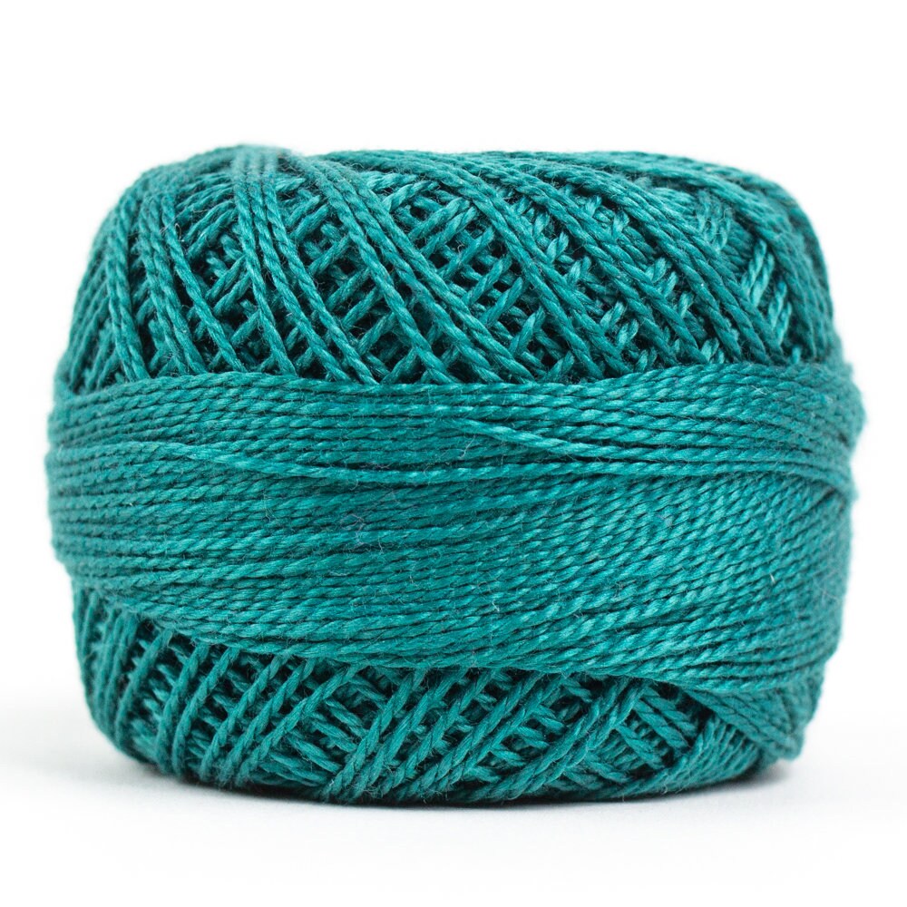 Wonderfil Eleganza Perle Cotton Thread #8 Alison Glass - EZ2125 Grasshopper / embroidery stitching thread