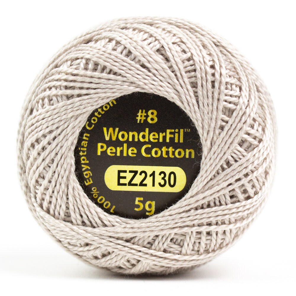 Wonderfil Eleganza Perle Cotton Thread #8 Alison Glass - EZ2130 Flax / embroidery stitching thread