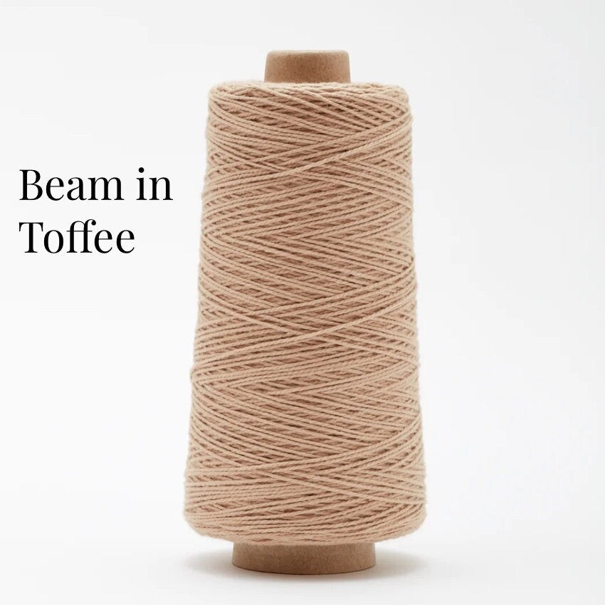 Gist Beam 3/2 organic cotton weaving yarn TOFFEE brown
