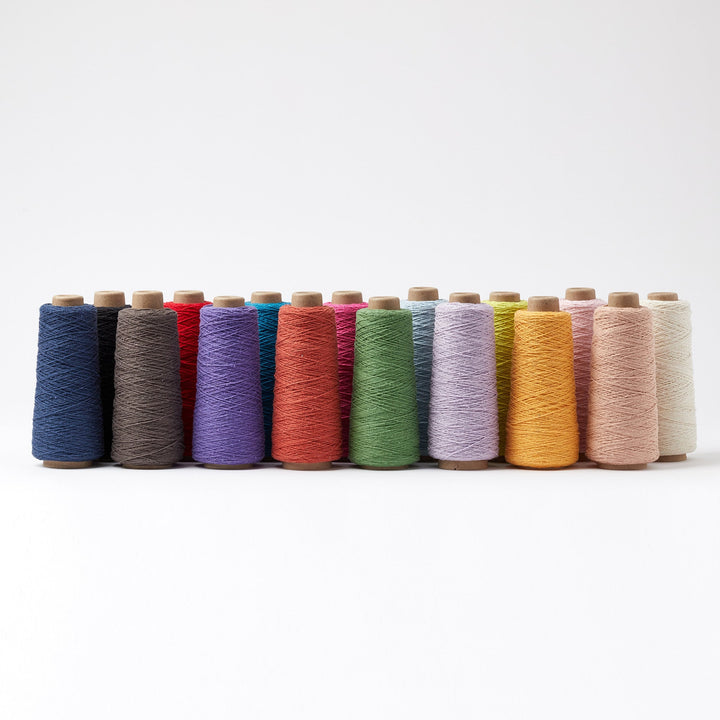 Sero 3/15 silk noil yarn weaving yarn WINTERBERRY