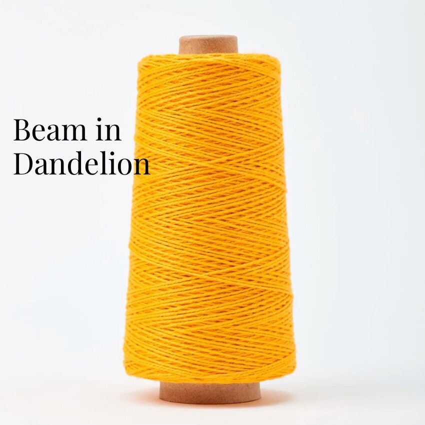 Gist Beam 3/2 organic cotton weaving yarn DANDELION yellow