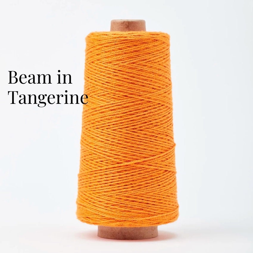 Gist Beam 3/2 organic cotton weaving yarn TANGERINE orange