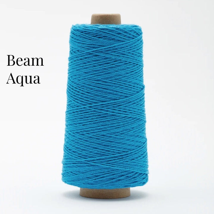 Gist Beam 3/2 organic cotton weaving yarn AQUA blue